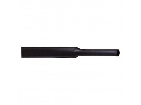 Cellpack 127190 - SR1F 6.4-3.2/1200 fekete, vékonyfalú zsugorcső, ragasztó nélkül, 2:1