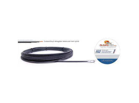 Runpotec 300140 - Fém behúzó spirál D=4 mm H=30 m