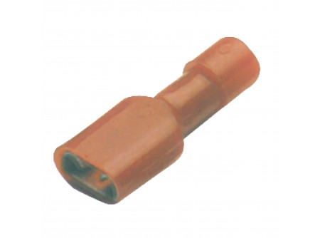 GPH 844108 - GF-M 608 - sárga, Szigetelt rátolható csatlakozó csap (galvanizált, PVC)