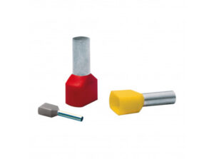 GPH 852105 - DID 1,0-8 - piros, Szigetelt ikerérvéghüvely (galvanizált, PA, DIN46228)
