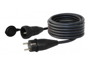 COMMEL Hosszabbító kábel 2P+F aljzat és dugvilla, 16A 250V  3500 W IP44; H05RR-F 3G2,5 / 10m (cik