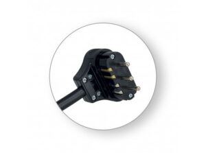 COMMEL Szerelt kábel 3f 16A, fekete; H05VV-F 5G2,5/3m (cikksz.: 0719)
