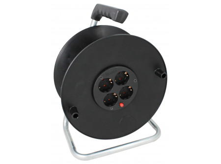 COMMEL Üres kábeldob - PVC, 1f, 16A 250V 3500W, IP20;  átmérő: 230mm (cikksz.: 0998)