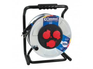 COMMEL Kábeldob Profi Line H05RR-F 3G2.5/50m - FÉM , 1f, 16A 250V 3500 W IP44 (cikksz.: 200-325)