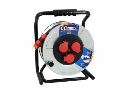 COMMEL Kábeldob  Profi Line  H07RN-F 3G2,5/40m - FÉM, 1f, 16A 250V  3500W IP44 (cikksz.: 200-340)
