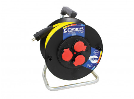 COMMEL Kábeldob  Profi Line  AT N07V3V3-F 3G1,5/40m - PVC, 1f, 16A 250V  3500W IP44 (cikksz.: 200