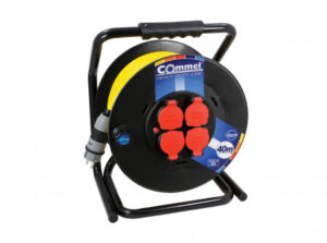 COMMEL Kábeldob  Heavy Duty Line  AT N07V3V3-F 3G2,5/40m - PVC, 1f,  16A 250V  3500W IP44 (cikksz