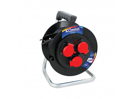 COMMEL Kábeldob  Profi Line  H05RR-F 3G1,5/50m - PVC, 1f, 16A 250V  3500W IP44 (cikksz.: 200-368)