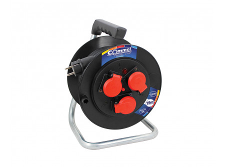 COMMEL Kábeldob  Profi Line  H05RR-F 3G1,5/15m - PVC, 1f, 16A 250V  3500W IP44 (cikksz.: 200-370)