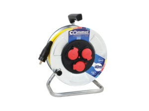 COMMEL Kábeldob  PL  AT N07V3V3-F 3G2,5/25m - fém, 1f, 16A 250V  3500W IP44 (cikksz.: 200-372)