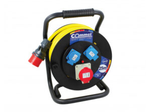 COMMEL Kábeldob  Heavy Duty Line  AT N07V3V3-F 5G2,5/25m -PVC, 3f+1f (kombinált),16A IP44 (cikksz