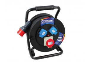 COMMEL Kábeldob  Heavy Duty Line  H07RN-F 5G1,5/40m - PVC, 3f+1f (kombinált), 16A IP44 (cikksz.: