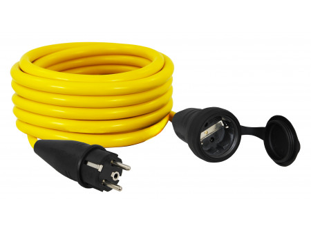 COMMEL Ipari Hosszabbító kábel 16A 250V  3500 W IP44; AT N07V3V3-F 3G1,5 / 20m (cikksz.: 220-704)