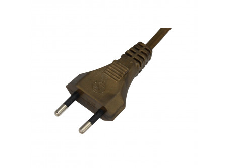 COMMEL Szerelt kábel 2,5A, arany; H03VVH2-F 2x0,75/2m (cikksz.: 272-176)