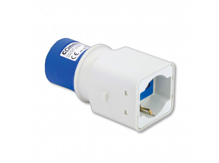 COMMEL Ipari csatlakozó átalakító (ipariról háztartásira) 16A 250V ~ 3P IP20;  (cikksz.: 284-101)