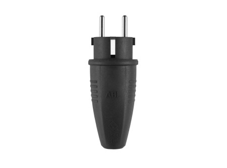 COMMEL Csatlakozó földelt dugvilla  16A 250V, gumi; ABL (cikksz.: 290-311)