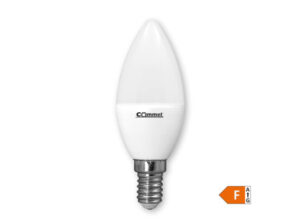COMMEL LED izzó E14, 8W, 806 lm, C37 gyertya, 3000 K; (cikksz.:305-732)