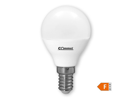 COMMEL LED izzó E14, 4.9W, 470lm, G45 kisgömb, 6500K;  (cikksz.:305-922)
