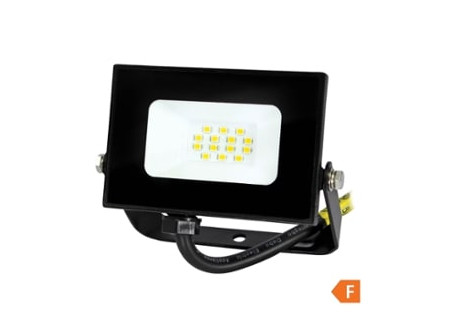 COMMEL LED reflektor Economy Line  10W, 4000K, 800lm, IP65, fekete;  (cikksz.: 306-219)