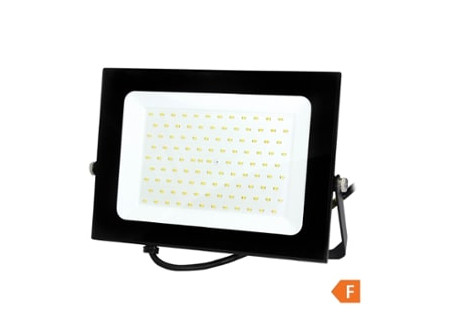 COMMEL LED reflektor Economy Line 100W, 4000K, 8500lm, IP65, fekete;  (cikksz.: 306-299)
