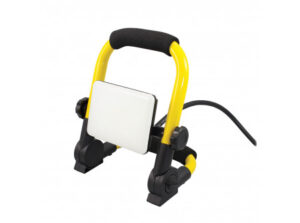 COMMEL LED reflektor, állv., 10W, 6500K, IP44, 1000lm, H05RN-F 3G1/2,5m (cikksz.: 308-213)