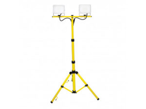 COMMEL LED reflektor, tel. állv., 2x50W, 6500K, IP44, 2x5400lm,H05RN-F 3G1/2,5 m(cikksz.: 308-553
