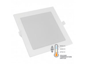 COMMEL LED panel 6W, négyzet, sülly.,állítható színhőm.,400lm,beép.driverrel; (cikksz.: 337-404)