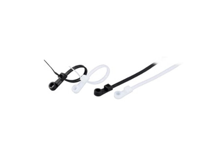 COMMEL Kábelkötegelő, rögzíthető fejjel, 7,6 x 381 mm fekete, 25db/cs (cikksz.: 365-148)