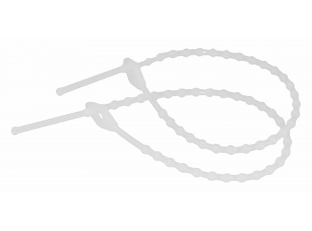 COMMEL Kábelkötegelő, oldható, fehér, 180mm, 100db/csomag;  (cikksz.: 365-152)