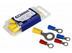 COMMEL Szigetelt szemes saru, 1.5mm2/4,3mm, 25db/csomag;  (cikksz.: 365-881)