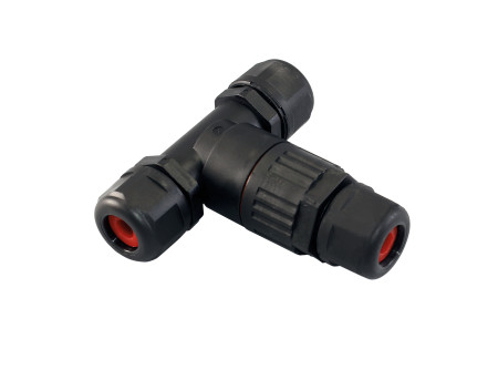 COMMEL Tömszelencés kábelcsatlakozó, T-elágazó 5 x 1,5-2,5mm2, IP68;  (cikksz.: 365-907)