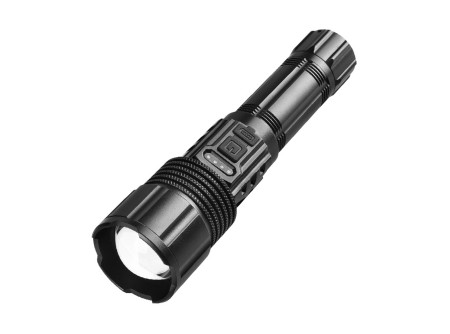 COMMEL Zseblámpa LED-es, 5W, 600lm, 41x163mm, tölthető, 5 világítási mód;(cikksz.: 401-017)