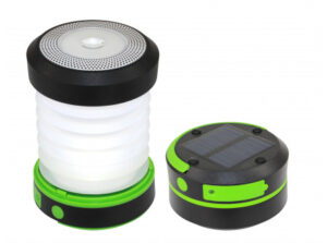 COMMEL Kemping lámpa LEDES kivitel, SOLAR napelemes, 2 fényerősség + SOS jelzés, PowerBank., 3.7V