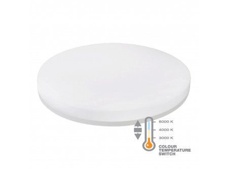 COMMEL LED lámpatest, menny.,állítható színhő. 18W, 1800lm, IP54, átm.: 220mm (cikksz.: 407-105)