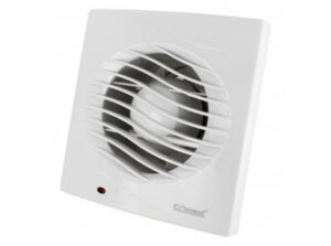 COMMEL Elszívó ventilátor, 100mm, 12W, 130m3/h gravitációs zsaluval;  (cikksz.: 420-103) (MEGSZŰN