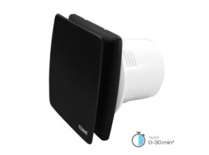 COMMEL Elszívó ventilátor, golyóscsapágyas, 150mm, 18W, 240m3/h, időzítős, fekete (420-224)
