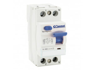 COMMEL Moduláris Fi-relé RCCB 2P 25A 30mA, AC;  (cikksz.: 470-125)