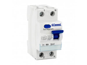 COMMEL Moduláris Fi-relé RCCB 2P 40A 30mA, 6 kA, AC;  (cikksz.: 470-141)