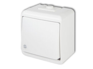 DÜWI 22051 Aquastar keresztkapcsoló, IP44, fehér