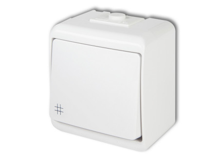 DÜWI 22051 Aquastar keresztkapcsoló, IP44, fehér
