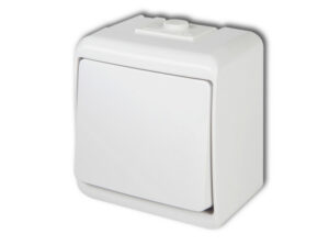 DÜWI 22181 Aquastar 2 pólusú kapcsoló, IP44, fehér