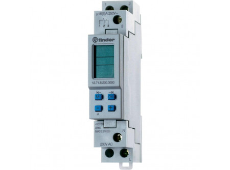 Finder 127182300000 - Elektr. kapcsolóóra, 1 váltóérintkező
