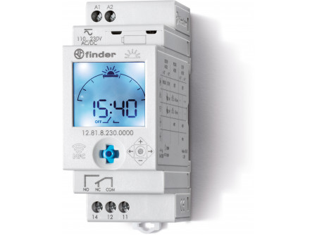 Finder 128182300000 - Asztronómiai kapcsolóóra 1 váltóé.