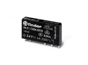 Finder 345170245010 - Ultravékony printrelé,1váltóérintkező,6A