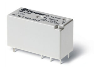 Finder 415290240010 - Miniatűr printrelé, 2 váltóérintkező, 8A