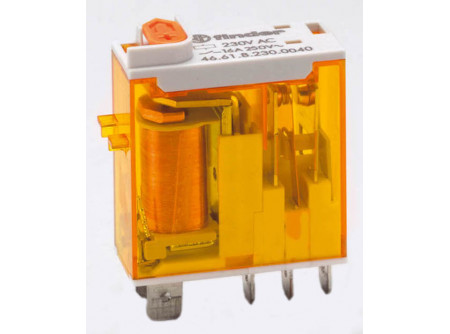Finder 466182300040 - Miniatűr ipari relé, 1 váltó, 16A