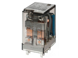 Finder 553492200040 - Miniatűr ipari relé, 4 váltóé, 7A