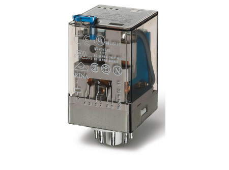Finder 601390240040 - Ipari relé, 3 váltóé, 10A