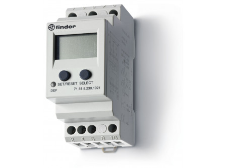 Finder 715182301021 - Áramfelügy.relé, 1 fázis, univerz.