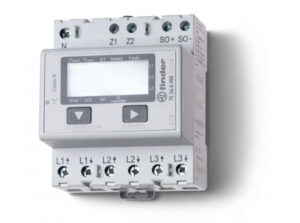 Finder 7E5684000010 - Fogyasztásmérő, áramv/5A 3F,4KE,LCD Hit.